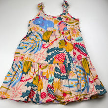 Load image into Gallery viewer, Girls B&amp;L, Ellie Whittaker viscose Christmas dress, GUC, size 6, L: 62cm