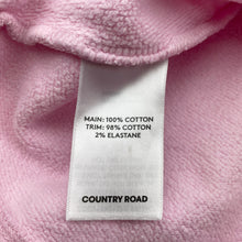 Load image into Gallery viewer, Girls Country Road, embroidered fleece lined sweater dress, mark back right cuff, FUC, size 3, L: 50cm