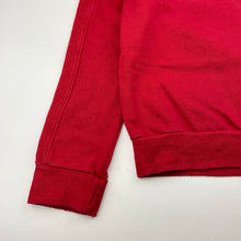 Load image into Gallery viewer, Boys United Colors of Benetton, red cotton sweater / jumper, no size, armpit to ampit: 42cm, armpit to cuff: 42cm, FUC, size 8-9,  