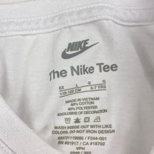 Load image into Gallery viewer, Girls Nike, lightweight sports / sctivewear top, marks on front, FUC, size 6-7,  