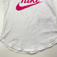 Load image into Gallery viewer, Girls Nike, lightweight sports / sctivewear top, marks on front, FUC, size 6-7,  