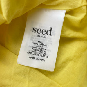Girls Seed, lined broderie cotton playsuit, GUC, size 4,  