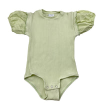 Load image into Gallery viewer, Girls Zara, ribbed short sleeve bodysuit, FUC, size 7,  