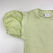 Load image into Gallery viewer, Girls Zara, ribbed short sleeve bodysuit, FUC, size 7,  