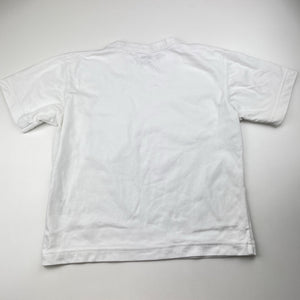 Boys Uniqlo, white tee / top, EUC, size 7-8,  