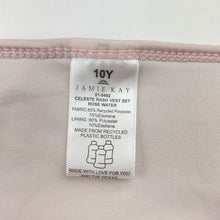 Load image into Gallery viewer, Girls Jamie Kay, long sleeve rashie / swim top + bottoms, NEW, size 10,  