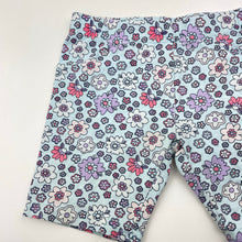 Load image into Gallery viewer, Girls Seed, blue floral bike shorts, elasticated, GUC, size 3,  