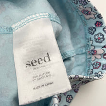 Load image into Gallery viewer, Girls Seed, blue floral bike shorts, elasticated, GUC, size 3,  