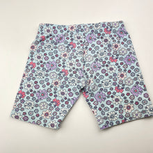 Load image into Gallery viewer, Girls Seed, blue floral bike shorts, elasticated, GUC, size 3,  