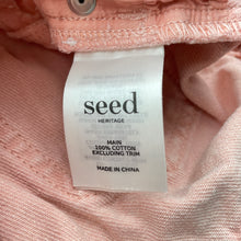 Load image into Gallery viewer, Girls Seed, pink denim skirt, elasticated, L: 26cm, GUC, size 5,  