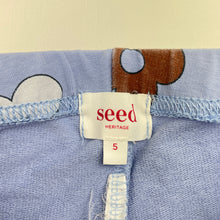 Load image into Gallery viewer, Girls Seed, floral stretchy leggings, marks on knees, Inside leg: 45cm, FUC, size 5,  