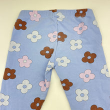 Load image into Gallery viewer, Girls Seed, floral stretchy leggings, marks on knees, Inside leg: 45cm, FUC, size 5,  