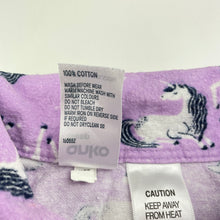 Load image into Gallery viewer, Girls Anko, flannel cotton pyjama top, unicorns, FUC, size 6,  
