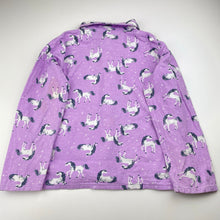 Load image into Gallery viewer, Girls Anko, flannel cotton pyjama top, unicorns, FUC, size 6,  