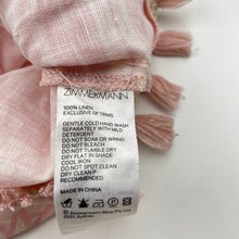 Load image into Gallery viewer, Girls ZIMMERMANN, lightweight linen shorts, elasticated, GUC, size 2,  