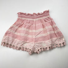 Load image into Gallery viewer, Girls ZIMMERMANN, lightweight linen shorts, elasticated, GUC, size 2,  