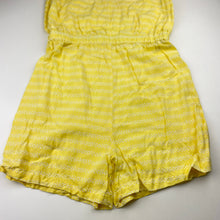 Load image into Gallery viewer, Girls Anko, yellow viscose summer playsuit, EUC, size 16,  
