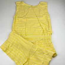 Load image into Gallery viewer, Girls Anko, yellow viscose summer playsuit, EUC, size 16,  