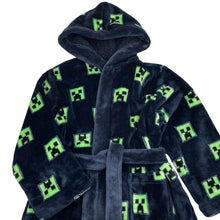 Load image into Gallery viewer, Boys Minecraft, soft fleece dressing gown / bath robe, EUC, size 6,  