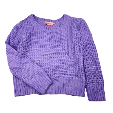Girls Pink Sugar, purple knit sweater / jumper, GUC, size 8,  