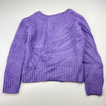 Load image into Gallery viewer, Girls Pink Sugar, purple knit sweater / jumper, GUC, size 8,  