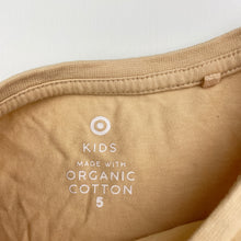 Load image into Gallery viewer, Girls Target, organic cotton long sleeve tee / top, EUC, size 5,  