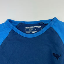 Load image into Gallery viewer, Boys Next, blue cotton tee / top, dinosaur, GUC, size 5-6,  