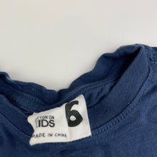 Load image into Gallery viewer, Boys Cotton On, navy cotton singlet / tank top, GUC, size 6,  