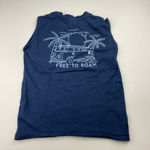 Load image into Gallery viewer, Boys Cotton On, navy cotton singlet / tank top, GUC, size 6,  