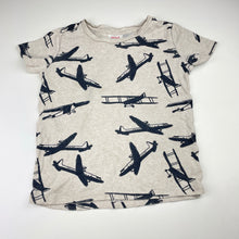 Load image into Gallery viewer, Boys Seed, cotton pyjama top &amp; shorts, planes, FUC, size 5,  