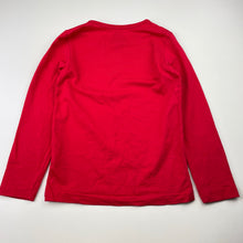 Load image into Gallery viewer, Girls H&amp;T, red stretchy long sleeve tee / top, EUC, size 5,  