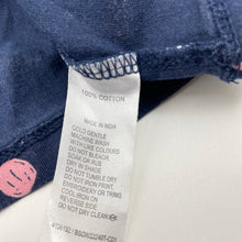 Load image into Gallery viewer, Girls Sprout, navy cotton long sleeve top, GUC, size 2,  