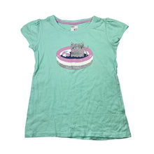 Load image into Gallery viewer, Girls Target, cotton tee / top, cat, GUC, size 5,  