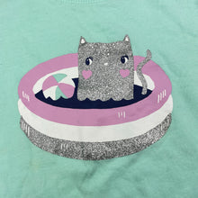 Load image into Gallery viewer, Girls Target, cotton tee / top, cat, GUC, size 5,  