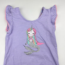 Load image into Gallery viewer, Girls Target, stretchy bodysuit, mermaid, EUC, size 6,  