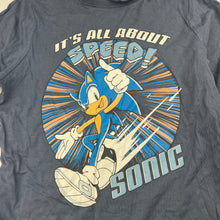 Load image into Gallery viewer, Boys SEGA, SONIC THE HEDGEHOG cotton pyjama top, EUC, size 10,  