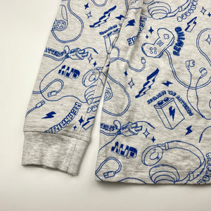 Boys Target, waffle long sleeve pyjama top, gaming, EUC, size 10,  