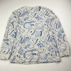 Boys Target, waffle long sleeve pyjama top, gaming, EUC, size 10,  