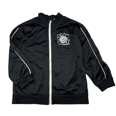Boys H&M, fleece lined lightweight zip up track top, GUC, size 7,  