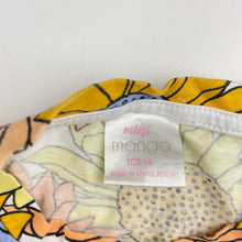 Load image into Gallery viewer, Girls Mango, colourful floral cotton tee / top, GUC, size 14,  
