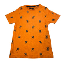 Load image into Gallery viewer, Boys DENIM &amp; FLOWER, orange cotton Halloween tee / top, GUC, size 7,  