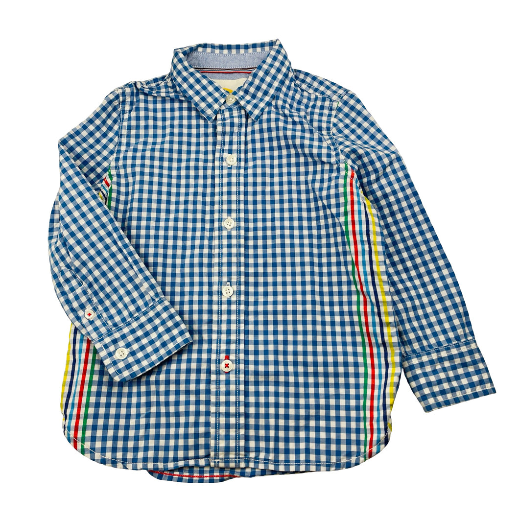 Boys Boden, lightweight cotton long sleeve shirt, EUC, size 3-4,  