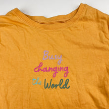 Load image into Gallery viewer, Unisex Cotton On, orange cotton tee / top, GUC, size 6,  