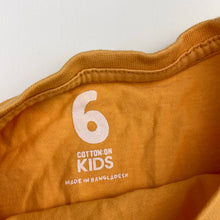 Load image into Gallery viewer, Unisex Cotton On, orange cotton tee / top, GUC, size 6,  