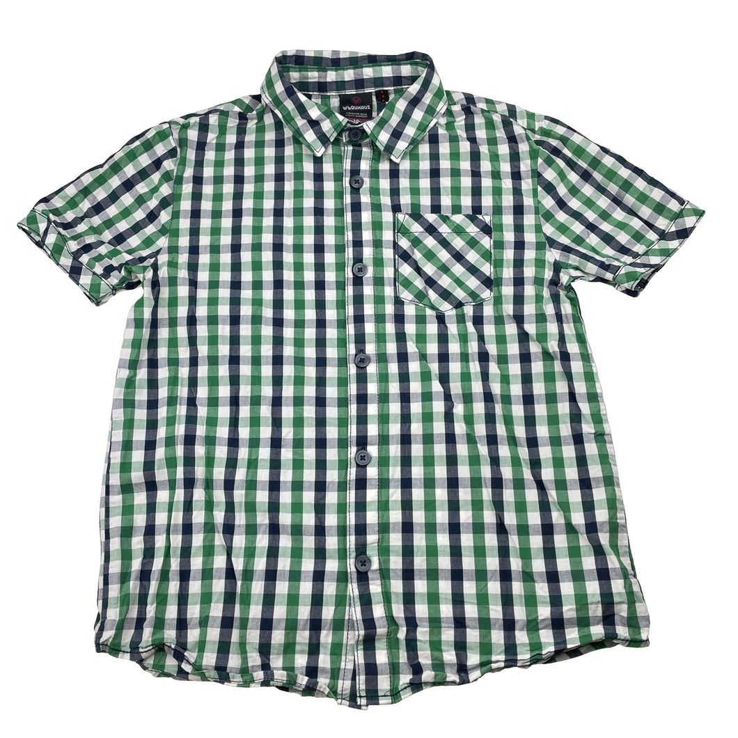 Boys Bauhaus, lightweight cotton short sleeve shirt, GUC, size 10,  