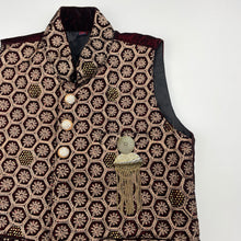 Load image into Gallery viewer, Boys embellished, embroidered velvet vest, EUC, size 3,  