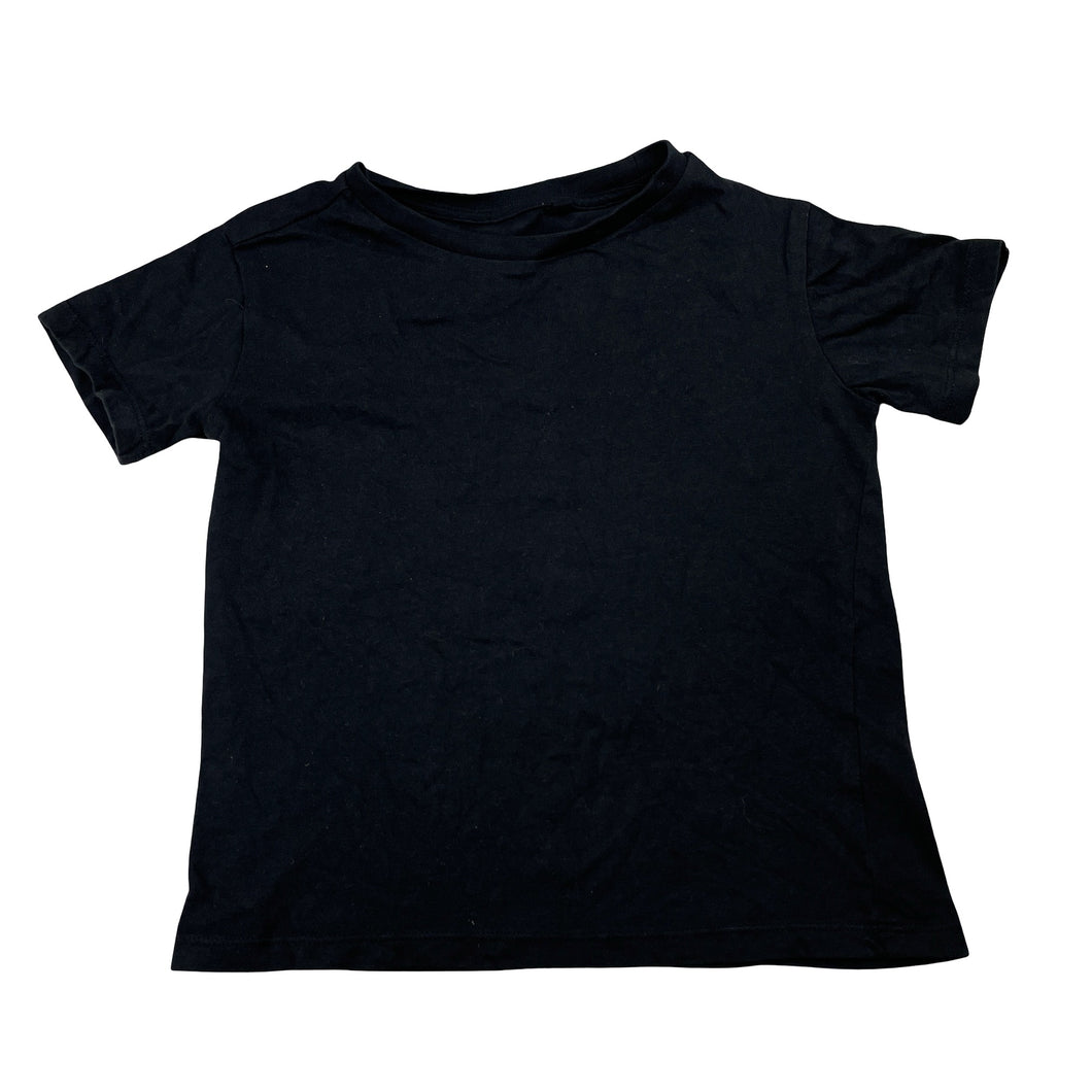 Unisex Anko, black cotton tee / top, GUC, size 6,  