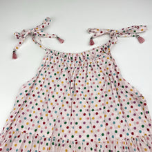 Load image into Gallery viewer, Girls ZIMMERMANN, spotted lightweight cotton summer top, L: 54cm approx, EUC, size 8,  