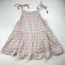 Load image into Gallery viewer, Girls ZIMMERMANN, spotted lightweight cotton summer top, L: 54cm approx, EUC, size 8,  