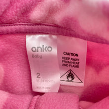 Load image into Gallery viewer, Girls Anko, soft fleece floral sweater / jumper, GUC, size 2,  